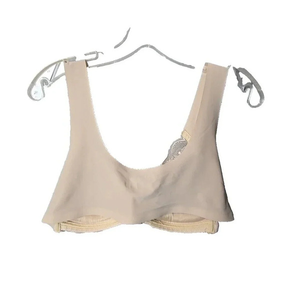 2-Lace Bras Padded Ladies Size 4XL Front CloseUnbranded Wide No Adjustable Strap - Picture 2 of 7